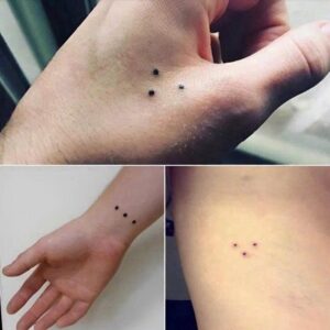 You’ve Probably Seen This Three-Dot Tattoo Before—But Do You Know What It Can Mean?