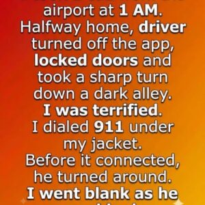 When My Taxi Driver Pulled Into a Dark Alley, I Thought the Worst… What Happened Next Changed Everything.