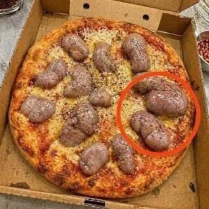 I ordered a pizza last night, but when I opened the box, I froze. What is this?