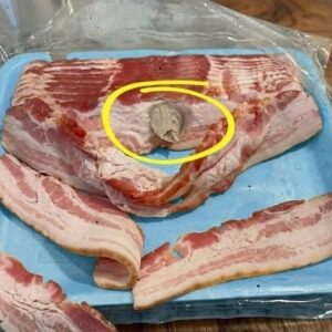 I Was Making Breakfast When I Spotted Something Strange in My Bacon…