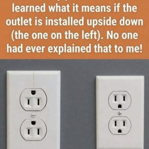 If you spot a wall outlet installed upside down, don’t assume it’s wrong—the hidden reason might surprise you.