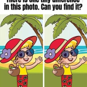 Can You Spot the One Tiny Difference in This Beach Girl Picture?
