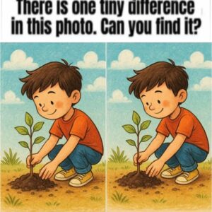 Can You Spot the One Difference in This Gardening Picture?