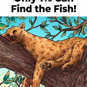 Can You Spot the Hidden Fish in This Sleeping Leopard Picture?