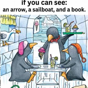 Can You Find All 8 Hidden Objects in This Penguin Café Puzzle?